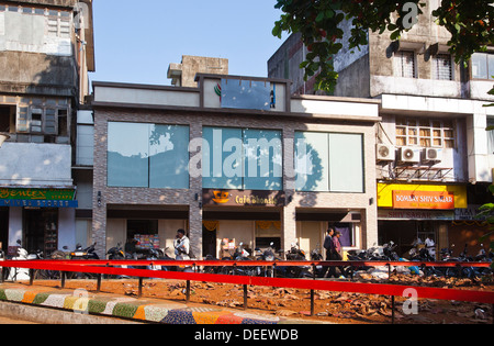 Cafe Bhonsle in der Nähe von Cine Nacional, Panaji, Goa, Indien Stockfoto