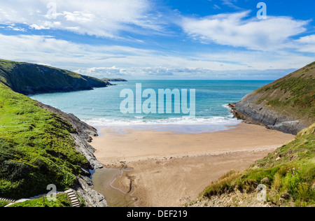 Die preisgekrönten Strand von Mwnt, in der Nähe von Cardigan, Ceredigion, Wales, UK Stockfoto