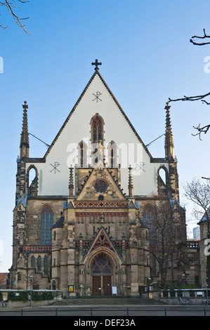 Thomaskirche in Leipzig, Sachsen, Deutschland Stockfoto