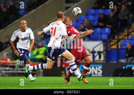 Bolton, UK. 17. September 2013. Johnny Russell von Derby County während das Meisterschaftsspiel zwischen Bolton Wanderers und Derby County aus dem Reebok Stadium. Bildnachweis: Action Plus Sport Bilder/Alamy Live News Stockfoto