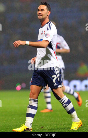 Bolton, UK. 17. September 2013. Chris Eagles der Bolton Wanderers während das Meisterschaftsspiel zwischen Bolton Wanderers und Derby County aus dem Reebok Stadium. Bildnachweis: Action Plus Sport Bilder/Alamy Live News Stockfoto