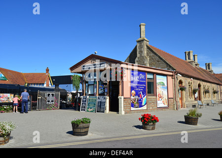 West Somerset Railway, Minehead Station, Minehead, Somerset, England, Vereinigtes Königreich Stockfoto