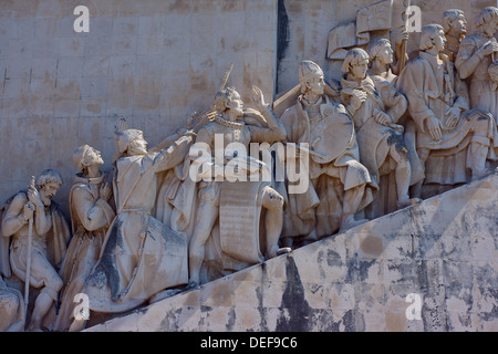 Denkmal der Entdeckungen Lissabon Padrão Dos Descobrimentos Lisboa Stockfoto