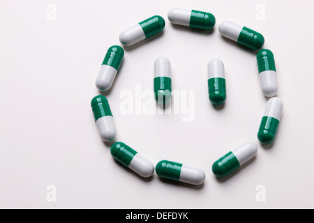 Pillen, Close-up Stockfoto