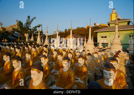 Bodhi Tataung, Monywa, Sagaing Division, Myanmar (Burma), Asien Stockfoto