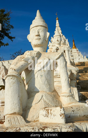 Paya Settawya Tempel, Mingun, Sagaing, Myanmar (Burma), Asien Stockfoto