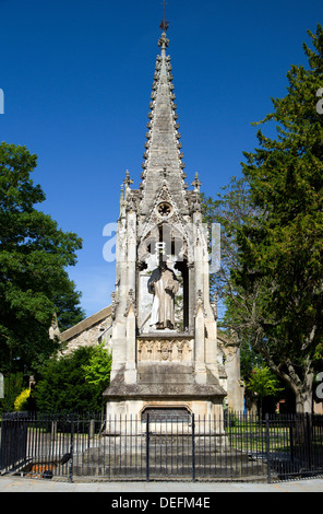 Denkmal für John Hooper gemartert 1555 für seinen Protestent glauben, Gloucester, Gloucester, England. Stockfoto