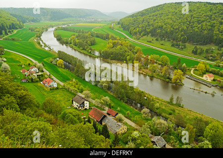 Altmühl-Tal, in der Nähe von Riedenburg, Bayern, Deutschland, Europa Stockfoto