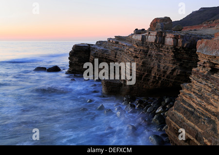 Küste in Cabrillo National Monument, San Diego, Kalifornien, Vereinigte Staaten von Amerika, Nordamerika Stockfoto