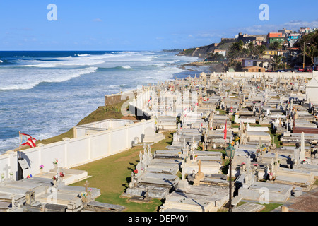 Santa Maria Magdalena De Pazzis Friedhof, Old San Juan, Puerto Rico, West Indies, Karibik, Mittelamerika Stockfoto