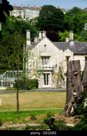 Fluß Avon, Bradofrd on Avon, Wiltshire, England. Stockfoto