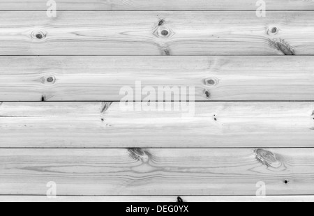 Weiße Holz Wand aus Fichtenbrettern Baum. Natürliche Hintergrundtextur Stockfoto