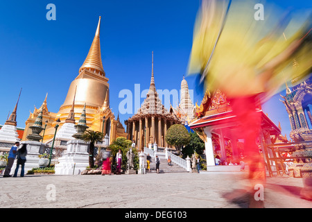 Wat Phra Kaeo, großer Palast, Bangkok, Thailand, Südostasien, Asien Stockfoto