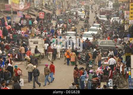 Straßenmarkt, Amritsar. Punjab, Indien, Asien Stockfoto