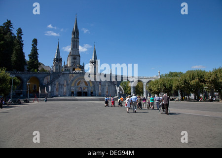 Lourdes-Südfrankreich Stockfoto