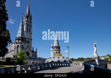 Lourdes-Südfrankreich Stockfoto