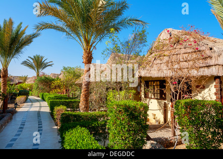 Bungalow. El Gouna, Ägypten Stockfoto