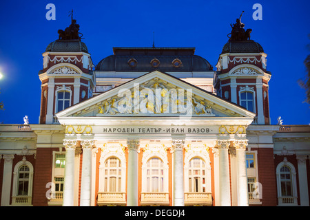 Ivan Vazov National Theatre, Sofia, Bulgarien, Europa Stockfoto