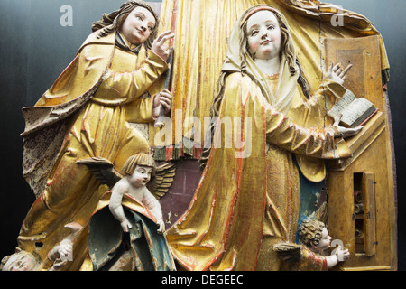 St. John's Kloster Museum, Kloster St. Johann, UNESCO, Müstair, Graubünden, Schweizer Alpen, Schweiz, UNESCO Stockfoto