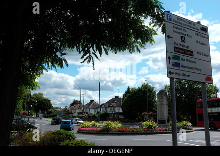 Orpington-Stadt im Londoner Stadtteil von Bromley Kent uk 2013 Stockfoto
