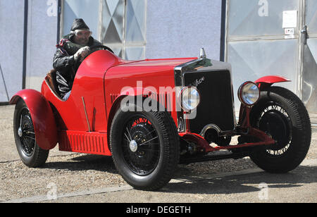 Restaurierte Rennwagen Wikov 7/28, fast 90 Jahre alt, in Koprivnice, Tschechische Republik, 18. September 2013 gilt. Wikov wurde von Ecorra Firma restauriert und es ist eines der letzten Fahrzeuge waren nur zehn Stück produziert. (Foto/Jaroslav Ozana CTK) Stockfoto