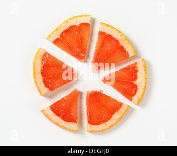 Rote Grapefruit Scheibe schneiden in Sexten Stockfoto