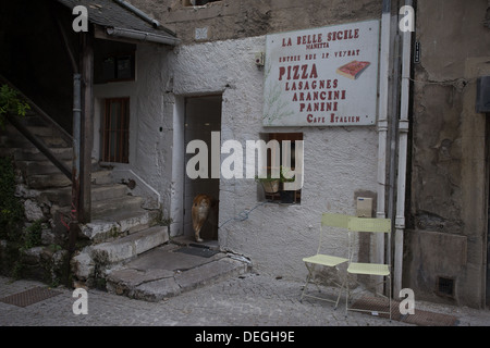 Rue Derriere Les Murs Chambery Rhone Alpes Savoie Savoyen Frankreich Europa Stockfoto