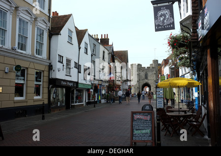 Canterbury historische englische Domstadt Kent südöstlich von England uk 2013 Stockfoto