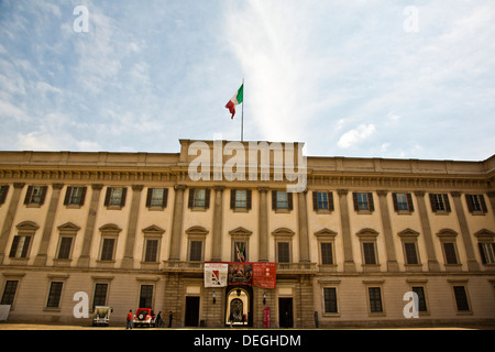 Fassade des königlichen Palastes von Mailand, Mailand, Lombardei, Italien Stockfoto