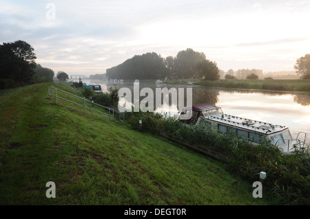 Denver Schleuse Fluß großes Ouse Norfolk Stockfoto