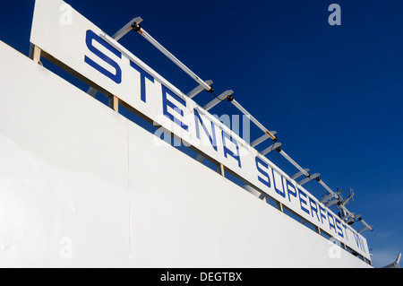 Superfast Fähre Stena VIII Stockfoto