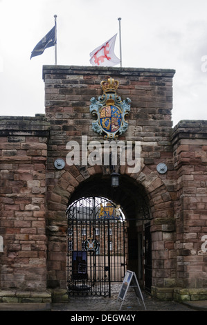 Eingangstor, Eingang, um die Royal Barracks, Berwick Upon Tweed Stockfoto