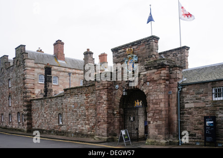 Eingangstor, Eingang, um die Royal Barracks, Berwick Upon Tweed Stockfoto