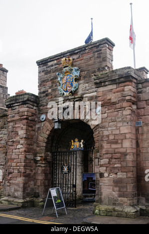 Eingangstor, Eingang, um die Royal Barracks, Berwick Upon Tweed Stockfoto