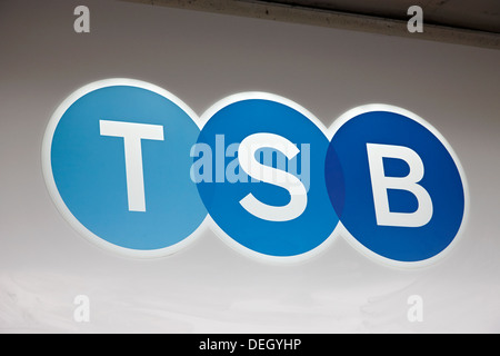 TSB Bank Privatkundenbank in Großbritannien neu eröffnet Stockfoto