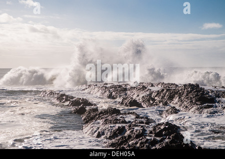 Großen Surf bei Snapper Rocks, Gold Coast, Queensland, Australien Stockfoto