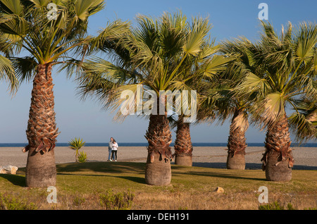 Strand Poniente, Motril, Provinz Granada, Andalusien, Spanien, Europa Stockfoto