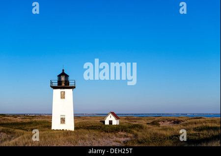 Hölzerne Ende Leuchtturm, Provincetown, Cape Cod, MA, Massachusetts, USA Stockfoto