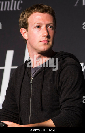 Mark Zuckerberg, Mitbegründer, Vorsitzender und CEO von Facebook. Stockfoto