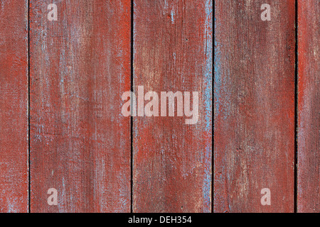 Rote Scheune Detail. Stockfoto