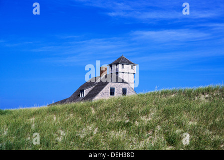 Alten Hafen Leben Einsparung Station Museum, Race Point, Cape Cod, Massachusetts, USA Stockfoto