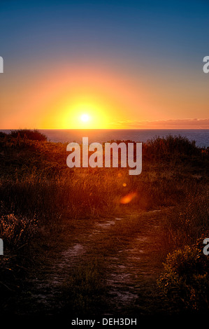 Ozean Sonnenaufgang, Truro, Cape Cod, Massachusetts, USA Stockfoto