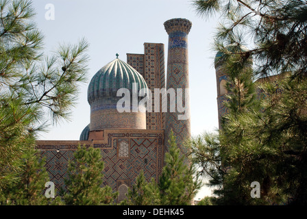 Der Registan-Platz in der Usbekistan Stadt Samarkand wurde das alte Zentrum der Stadt Stockfoto