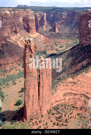 USA Arizona, Canyon de Chelly, Spider Rock Stockfoto