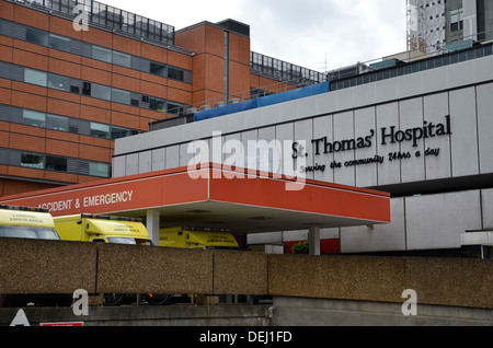 St. Thomas Hospital in Lambeth, London Stockfoto