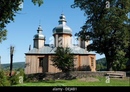 Orthodoxe Kirche in Dobra, Gmina Sanok Sanok County, Subcarpathian Voivodeship, in Süd-Ost-Polen Stockfoto