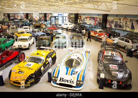 Heritage Motor Centre ist die größte Sammlung britischer Klassiker Oldtimer. Gaydon, England, Vereinigtes Königreich. Stockfoto