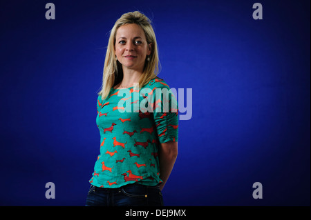 Jennie Rooney, Autor, Besuch bei Edinburgh International Book Festival, Mittwoch, 21. August 2013. Stockfoto