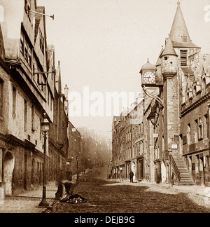 Edinburgh Canongate viktorianischen Zeit Stockfoto