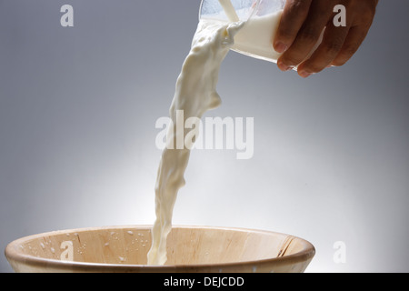 Milch Stockfoto